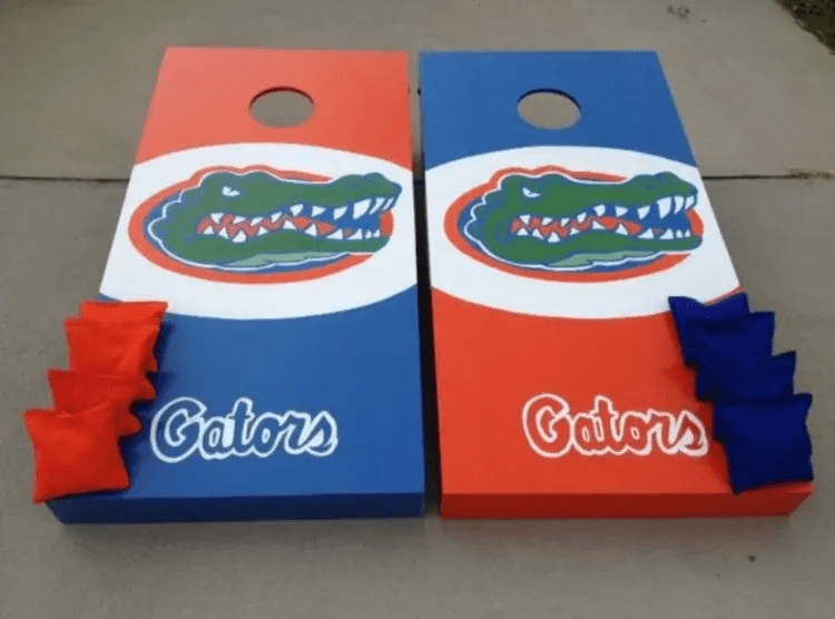 Corn hole University of Florida Theme