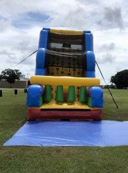 Rock Wall Obstacle Slide